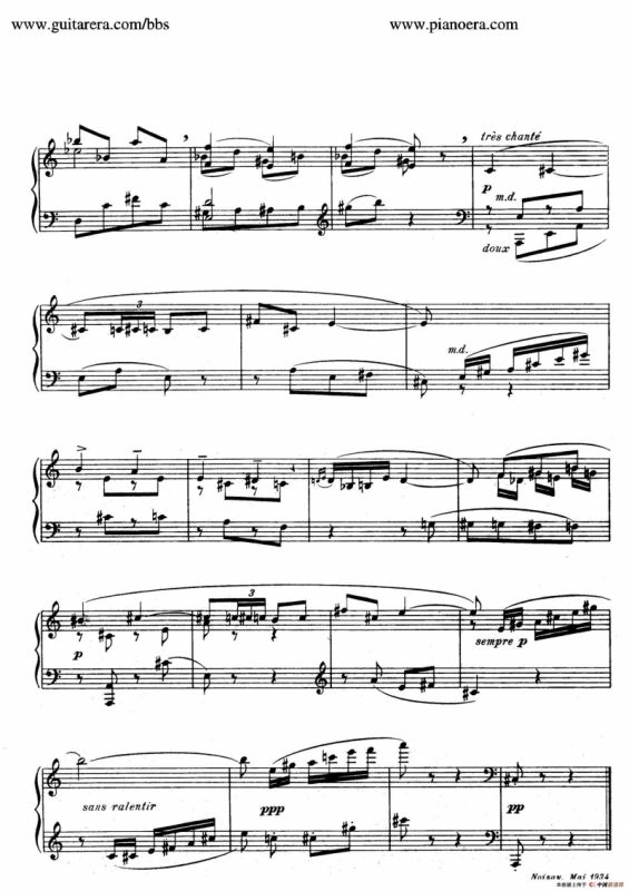 15 Improvisations（15首即兴曲·Ⅷ）