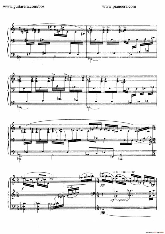 15 Improvisations（15首即兴曲·Ⅳ）