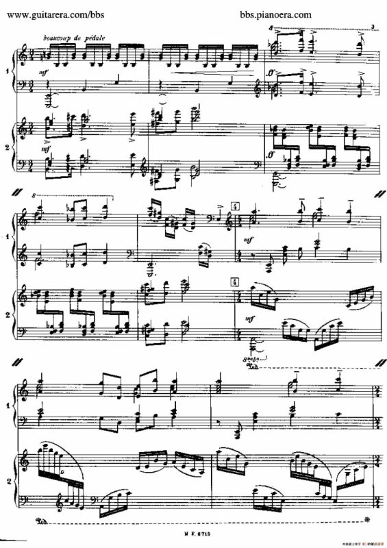 Sonata for Two Pianos（双钢琴奏鸣曲）