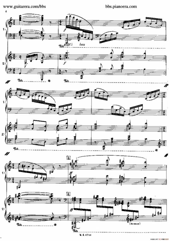 Sonata for Two Pianos（双钢琴奏鸣曲）