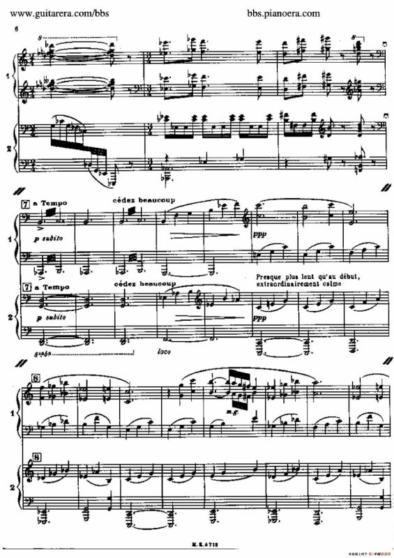 Sonata for Two Pianos（双钢琴奏鸣曲）