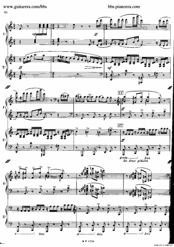 Sonata for Two Pianos（双钢琴奏鸣曲）