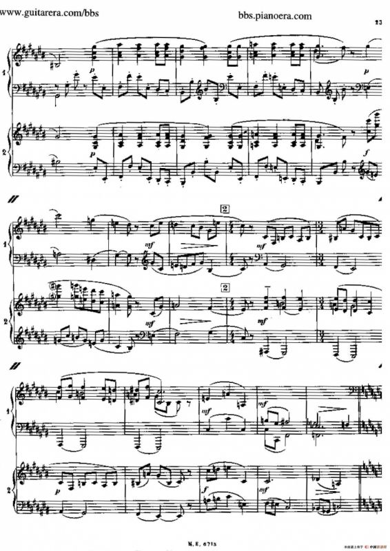 Sonata for Two Pianos（双钢琴奏鸣曲）