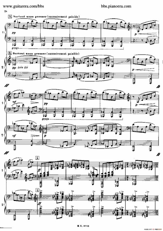 Sonata for Two Pianos（双钢琴奏鸣曲）