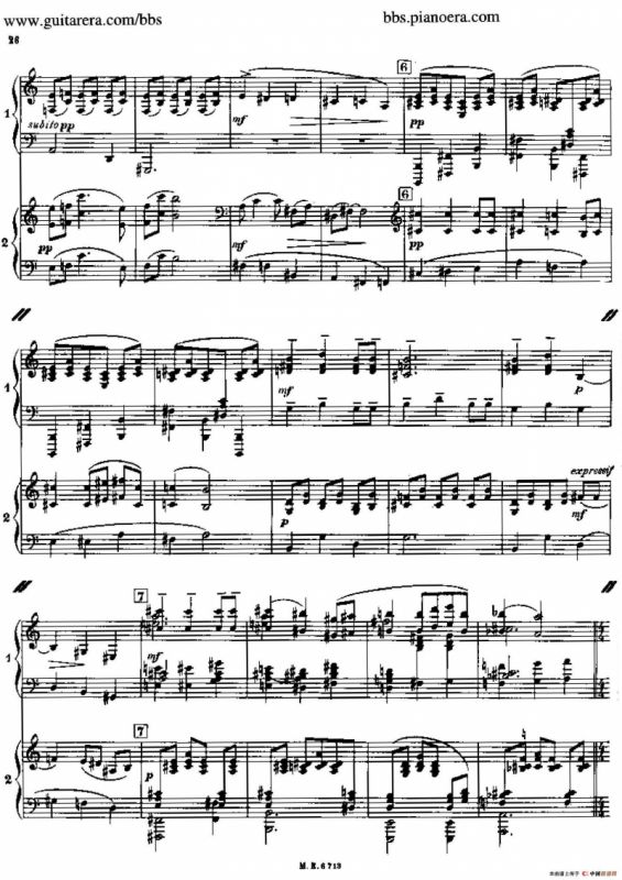 Sonata for Two Pianos（双钢琴奏鸣曲）