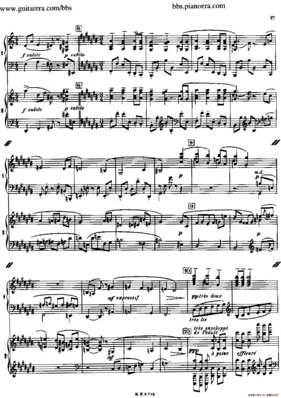 Sonata for Two Pianos（双钢琴奏鸣曲）