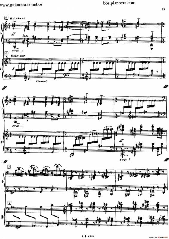 Sonata for Two Pianos（双钢琴奏鸣曲）