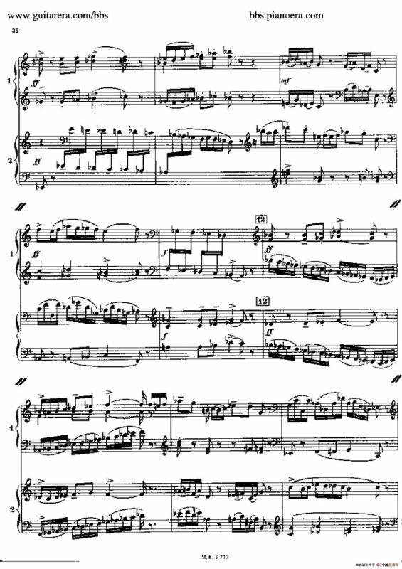 Sonata for Two Pianos（双钢琴奏鸣曲）