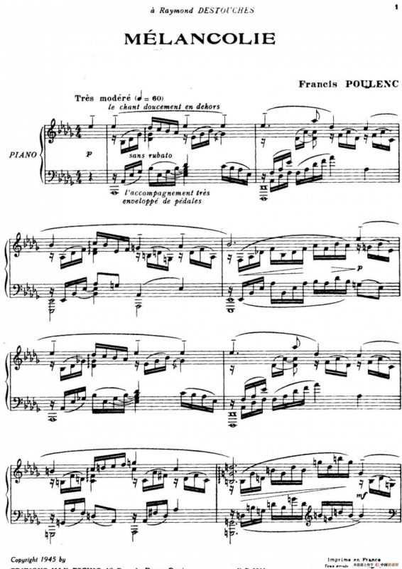 Mélancolie（伤感）