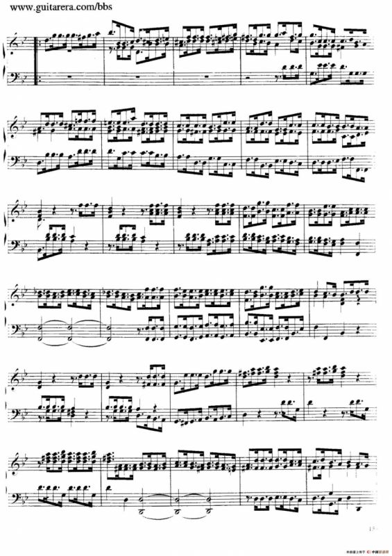 Suite No.7 in g Minor HWV 432（g小调第七组曲）