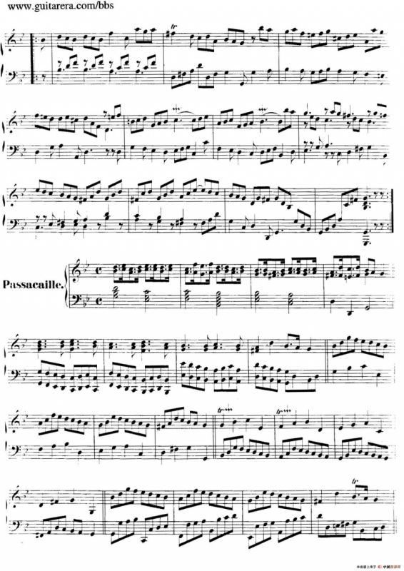 Suite No.7 in g Minor HWV 432（g小调第七组曲）