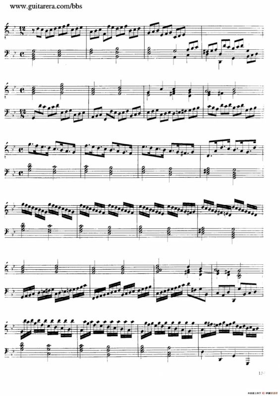 Suite No.7 in g Minor HWV 432（g小调第七组曲）