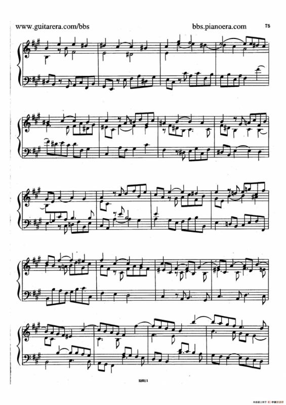 Suite No.6 in f-sharp Minor HWV 431（升f小调第六组曲）