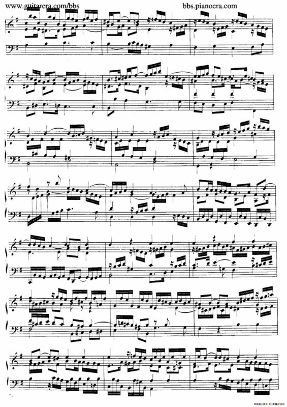 Suite No.4 in e Minor HWV 429（e小调第四组曲）