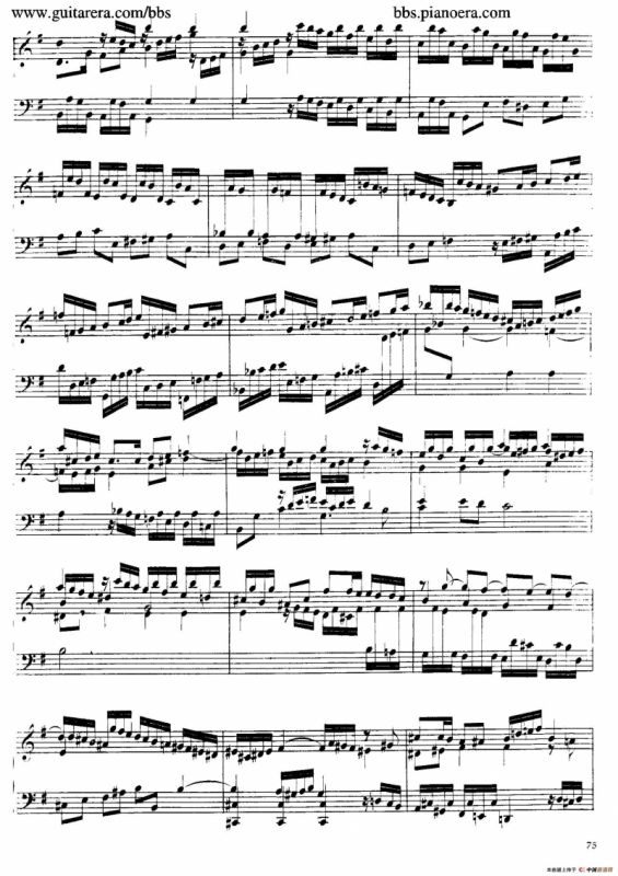 Suite No.4 in e Minor HWV 429（e小调第四组曲）