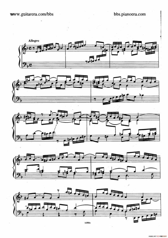 Suite No.3 in d Minor HWV 428（d小调第三组曲）