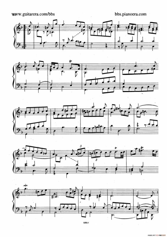 Suite No.3 in d Minor HWV 428（d小调第三组曲）