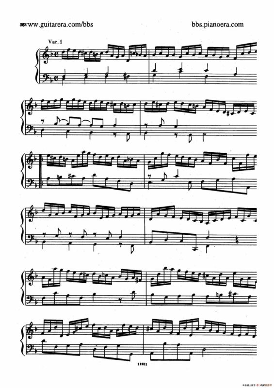 Suite No.3 in d Minor HWV 428（d小调第三组曲）