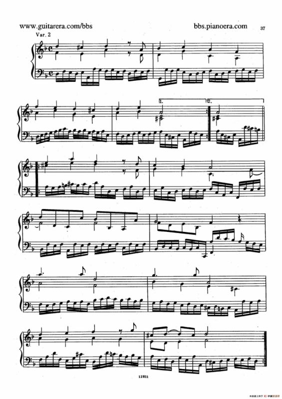 Suite No.3 in d Minor HWV 428（d小调第三组曲）