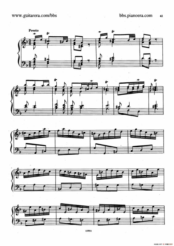Suite No.3 in d Minor HWV 428（d小调第三组曲）