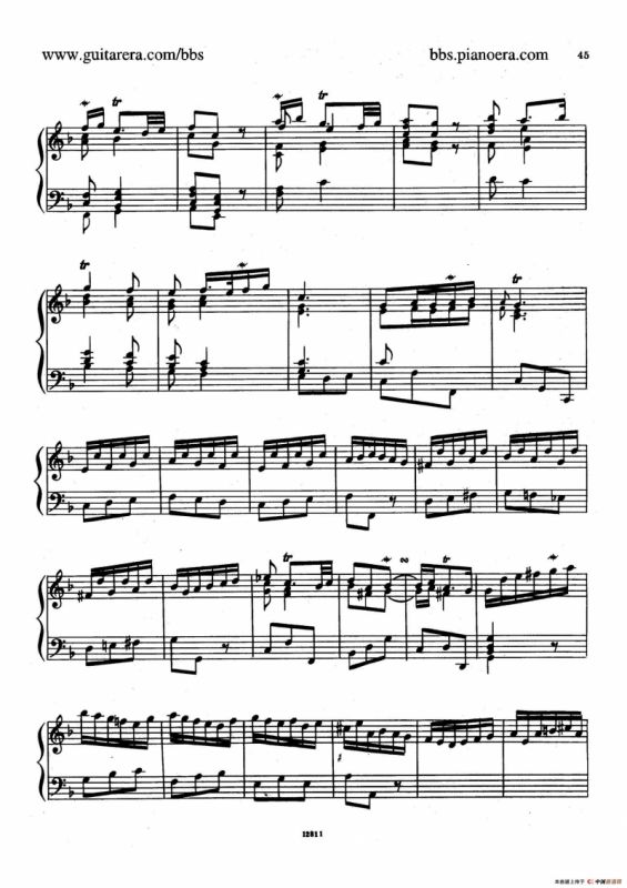 Suite No.3 in d Minor HWV 428（d小调第三组曲）