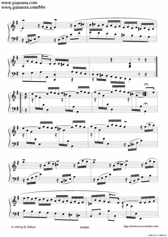 Prelude in G Major（G大调前奏曲）