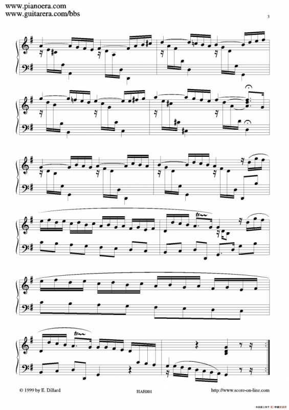 Prelude in G Major（G大调前奏曲）