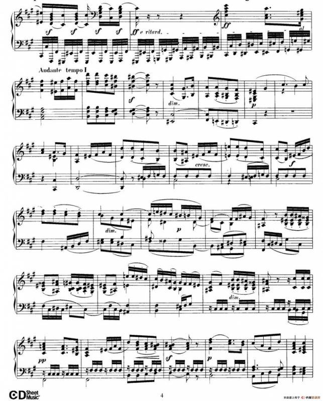 Fantasy in f-Sharp Minor Op.28（升f小调幻想曲）