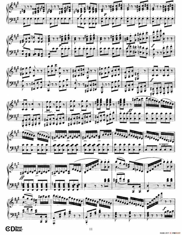 Fantasy in f-Sharp Minor Op.28（升f小调幻想曲）