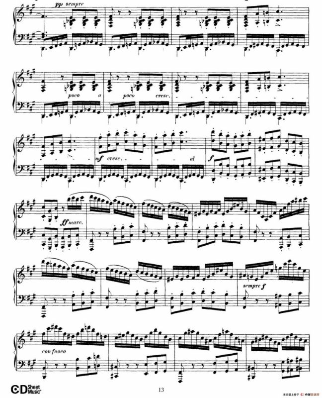 Fantasy in f-Sharp Minor Op.28（升f小调幻想曲）