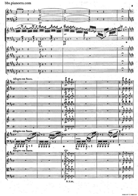 Capriccio Brillante in B Major Op.22（B大调华丽随想曲·钢琴+乐队总谱）