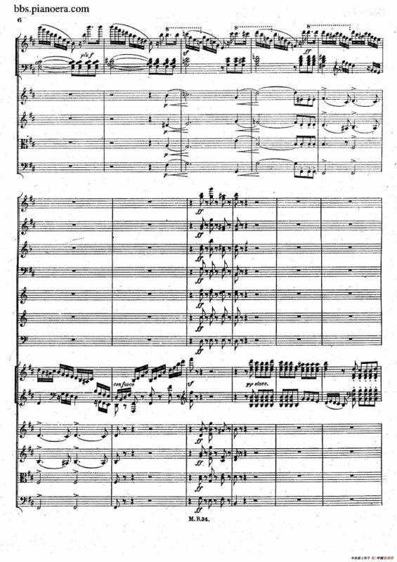 Capriccio Brillante in B Major Op.22（B大调华丽随想曲·钢琴+乐队总谱）