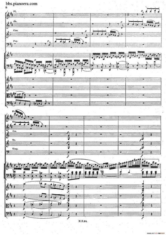 Capriccio Brillante in B Major Op.22（B大调华丽随想曲·钢琴+乐队总谱）