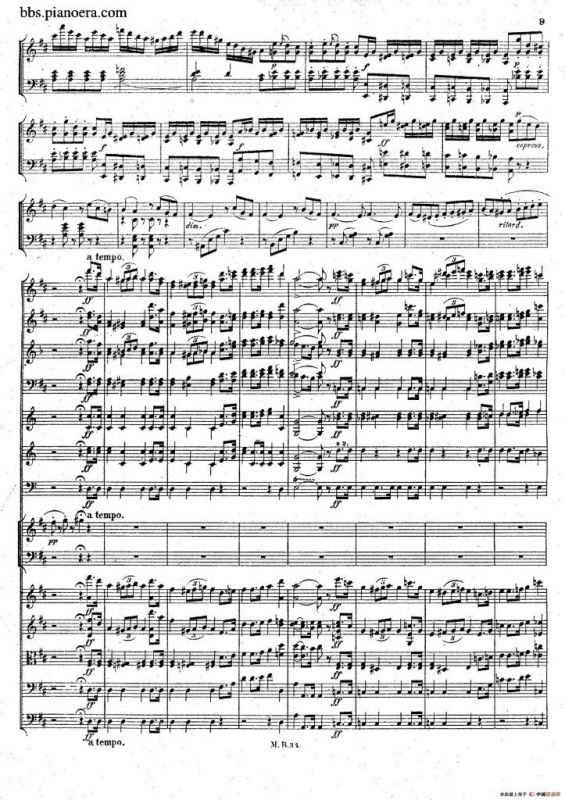 Capriccio Brillante in B Major Op.22（B大调华丽随想曲·钢琴+乐队总谱）