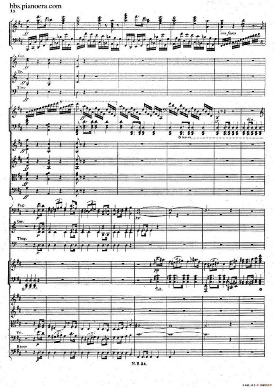 Capriccio Brillante in B Major Op.22（B大调华丽随想曲·钢琴+乐队总谱）