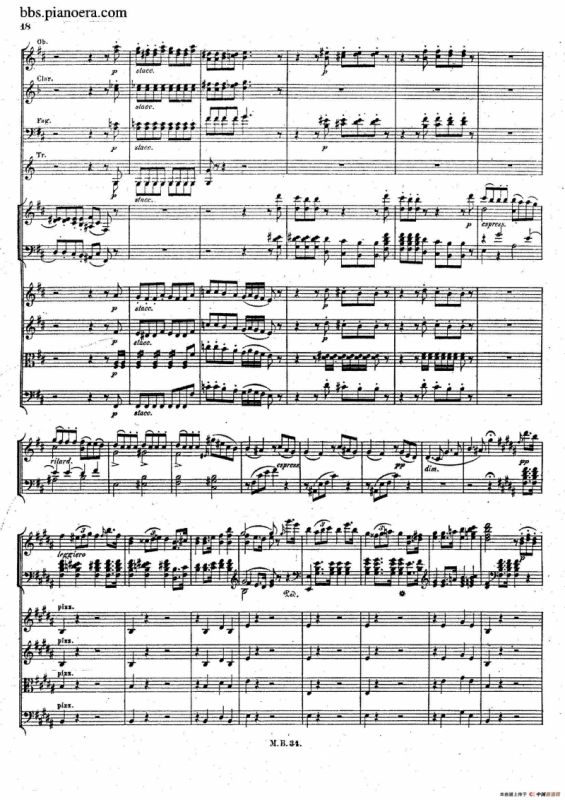 Capriccio Brillante in B Major Op.22（B大调华丽随想曲·钢琴+乐队总谱）