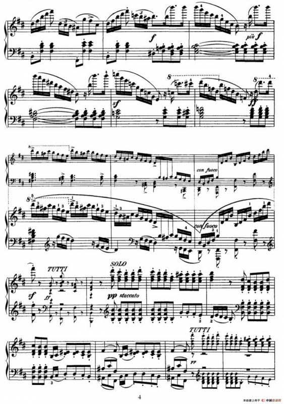Capriccio Brillante in B Major Op.22（B大调华丽随想曲·钢琴独奏）