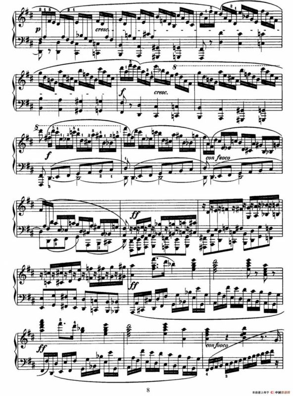 Capriccio Brillante in B Major Op.22（B大调华丽随想曲·钢琴独奏）