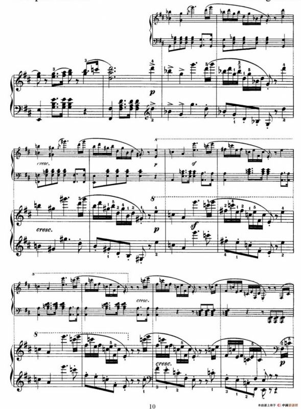 Capriccio Brillante in B Major Op.22（B大调华丽随想曲·钢琴独奏）