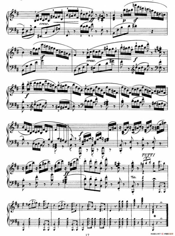 Capriccio Brillante in B Major Op.22（B大调华丽随想曲·钢琴独奏）