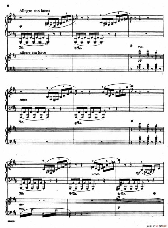 Capriccio Brillante in B Major Op.22（B大调华丽随想曲·双钢琴）
