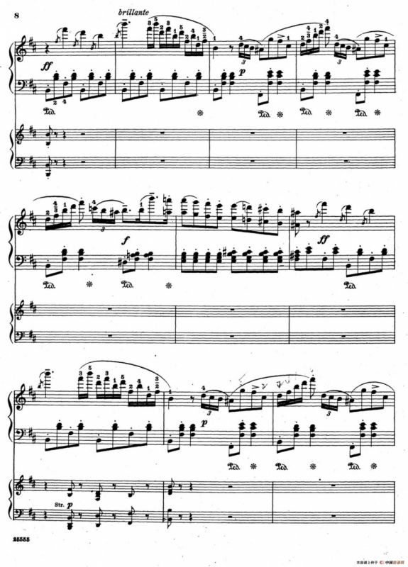 Capriccio Brillante in B Major Op.22（B大调华丽随想曲·双钢琴）