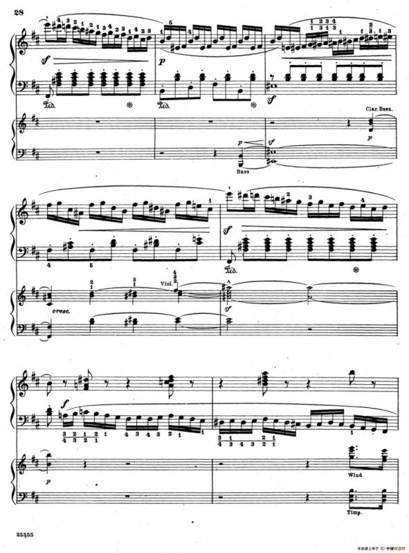 Capriccio Brillante in B Major Op.22（B大调华丽随想曲·双钢琴）