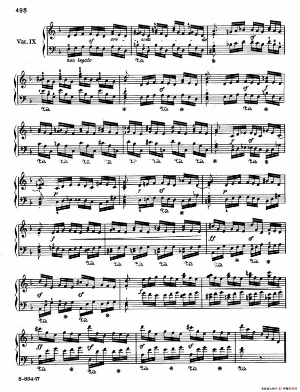 Variations Serieuses Op.54（d小调庄严变奏曲）