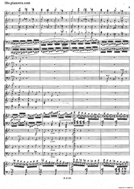 Piano Concerto No.1 in g Minor Op.25（g小调第一钢琴协奏曲·总谱）