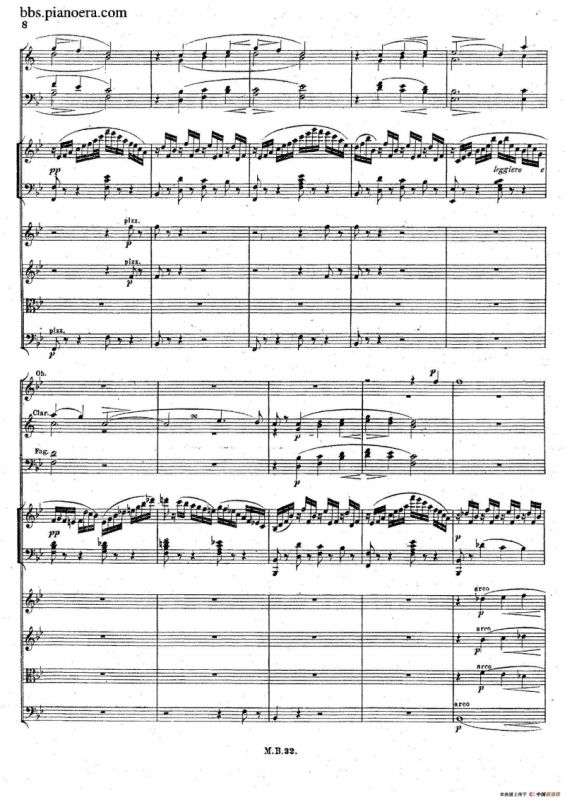 Piano Concerto No.1 in g Minor Op.25（g小调第一钢琴协奏曲·总谱）