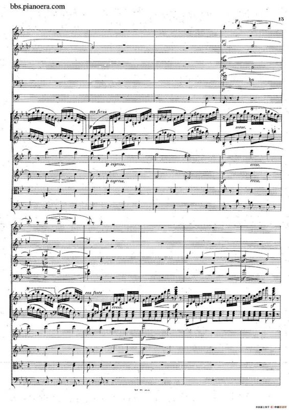Piano Concerto No.1 in g Minor Op.25（g小调第一钢琴协奏曲·总谱）