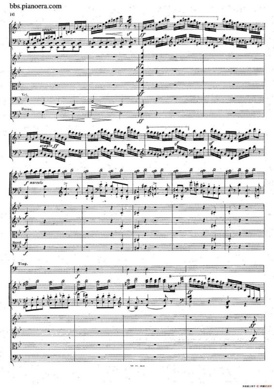 Piano Concerto No.1 in g Minor Op.25（g小调第一钢琴协奏曲·总谱）