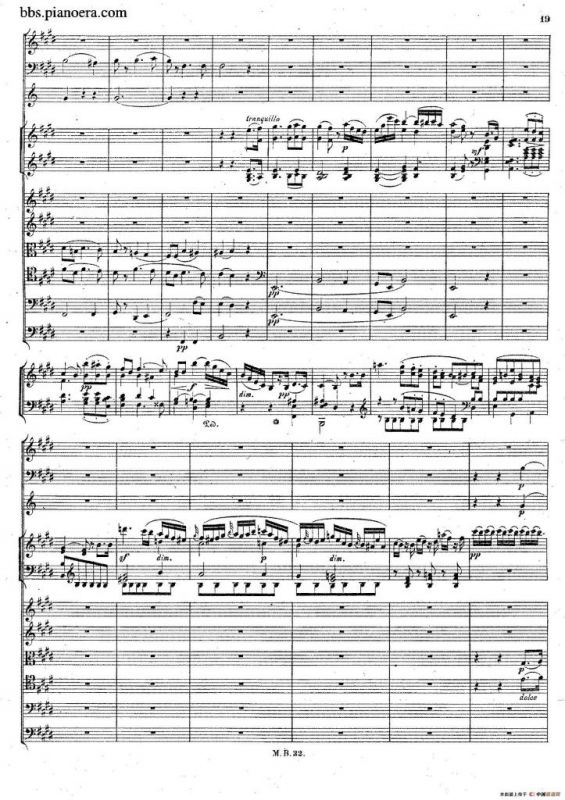 Piano Concerto No.1 in g Minor Op.25（g小调第一钢琴协奏曲·总谱）