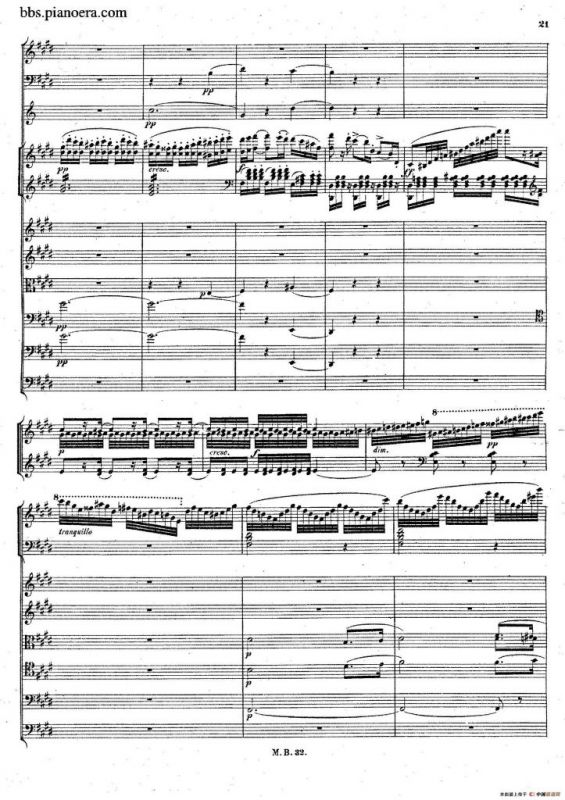 Piano Concerto No.1 in g Minor Op.25（g小调第一钢琴协奏曲·总谱）